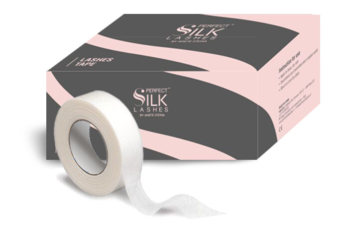 Perfect Silk Lashes, Mikropora  ķirurģiskā lente 1,25 cm X 4,5 m kaste 24 ruļļi