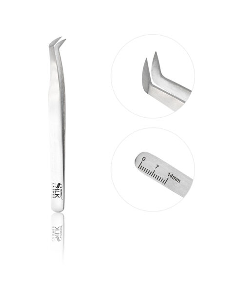 Perfect Silk Lashes, Volume Eyelash Tweezers Flat