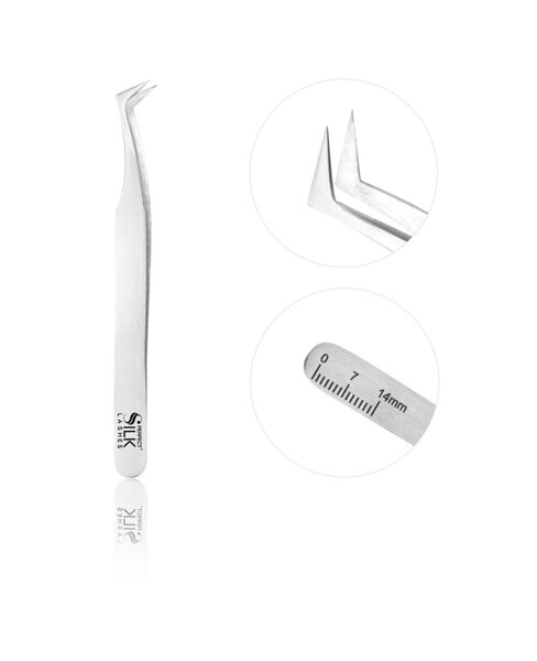 Perfect Silk Lashes, Volume Eyelash Tweezers Extra Sharp
