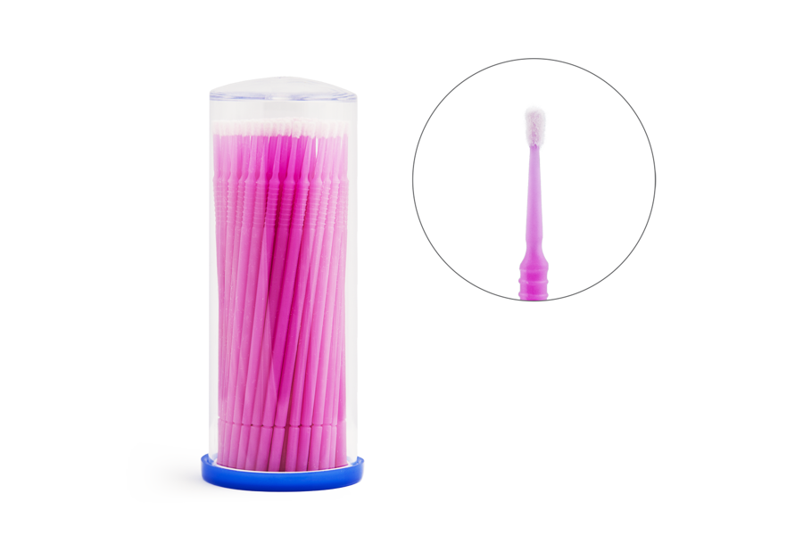 Perfect Silk Lashes, Micro-applicators Fine 100 pcs (1 tube)