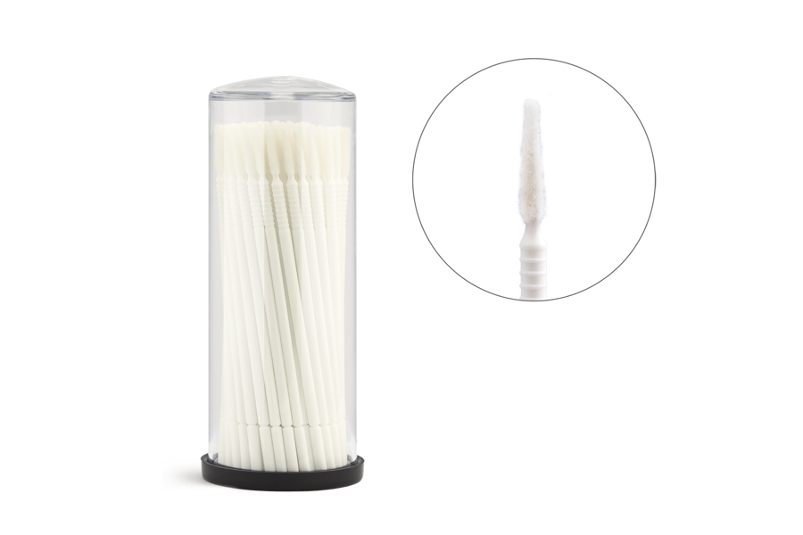 Perfect Silk Lashes, Micro Applicators Extra Long Head 100 psc (1 tube)