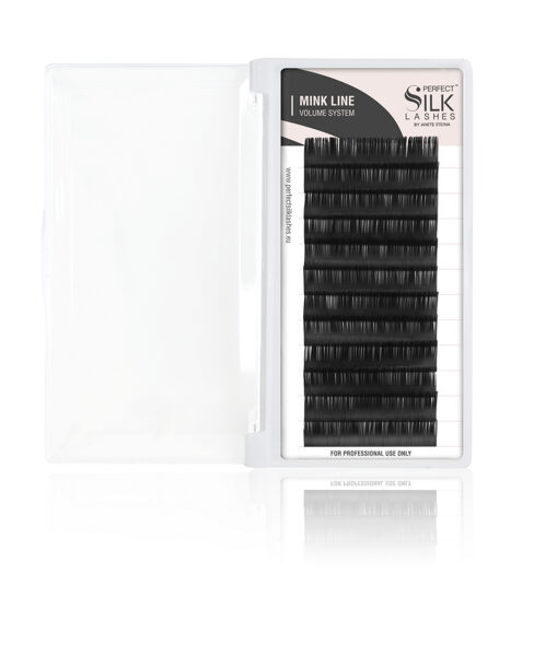 Perfect Silk Lashes, Mink Lashes C.05 Black 14 mm (20 rows)