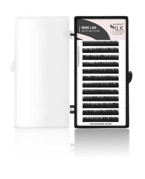 Perfect Silk Lashes, Mink Lashes B.20 Black 6 mm (12 rows)