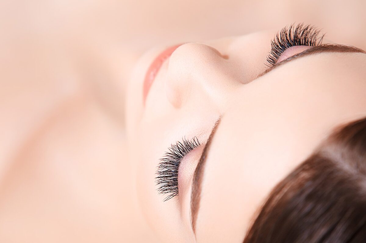 Attention and Care for Eyelash Extensions.